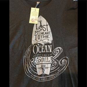 Healthy Souls ocean t-shirt